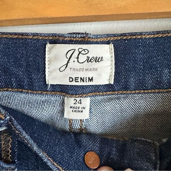 J Crew Frayed Hem Denim Mini Skirt Size 24 - Picture 4 of 5
